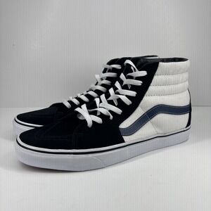 Vans Sk8-Hi Mini Cord Men's US 13‎ Black/White Skate Sneakers High-Top Shoes